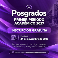 Proceso de preinscripción e inscripción a programas de posgrado – 2027-1